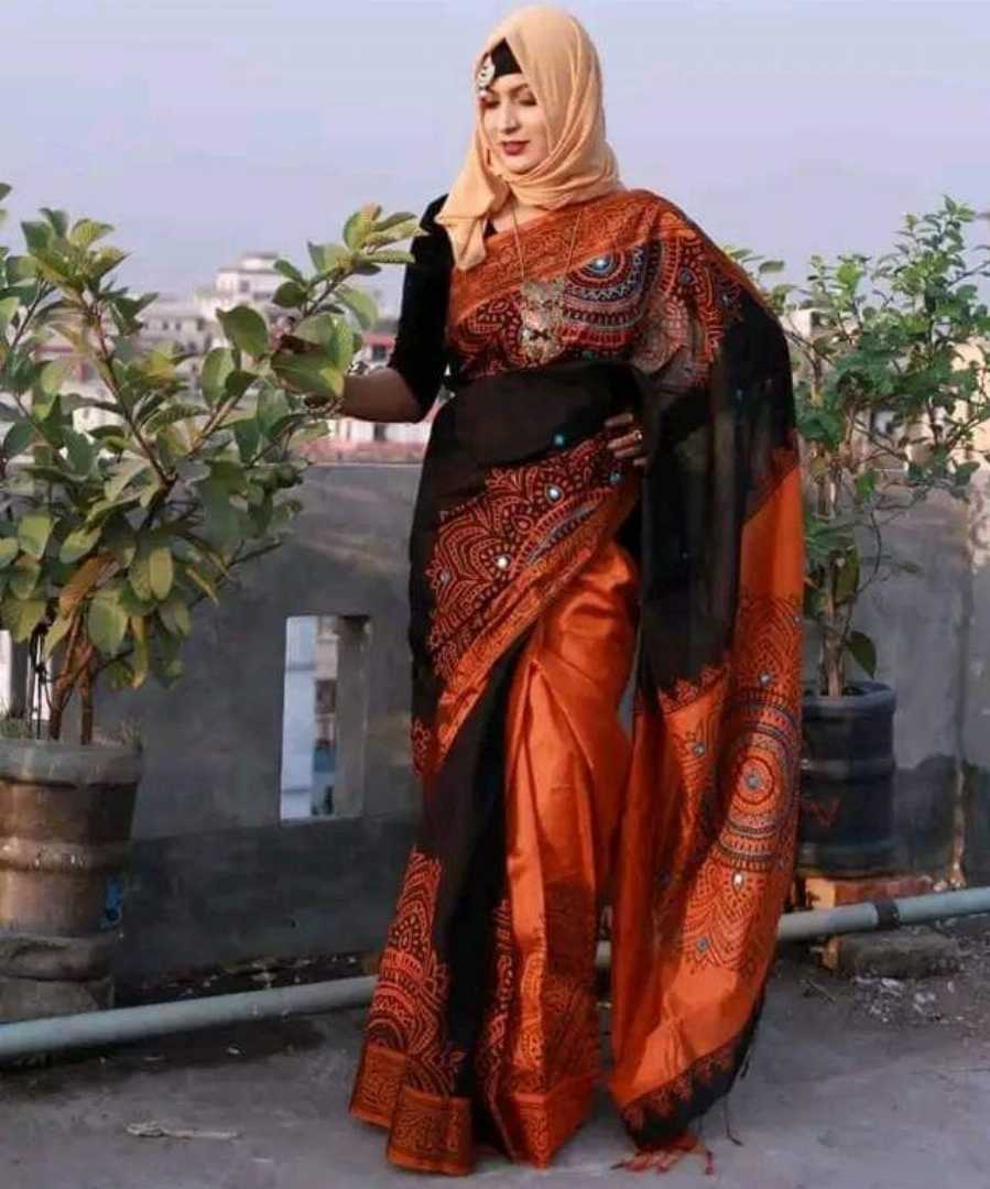 ধুপিয়ান,সিল্ক,শাড়ি,এমব্রয়ডারি