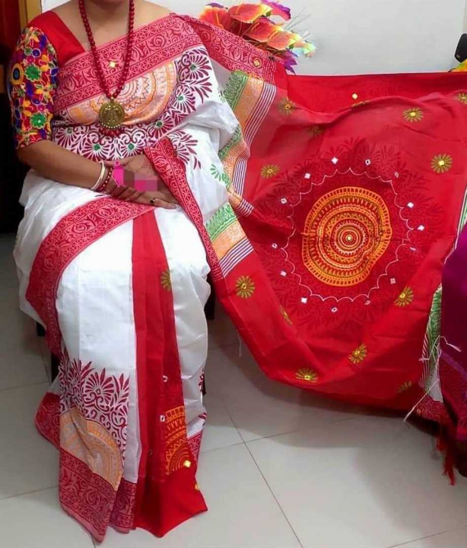 ধুপিয়ান,সিল্ক,শাড়ি,এমব্রয়ডারি