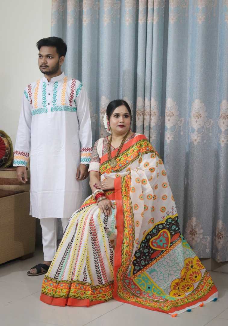 শাড়ি,পাঞ্জাবি,কাঁপল,সেট