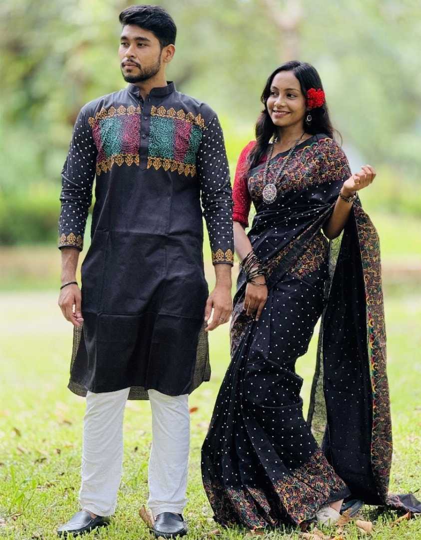 ১,টি,শাড়ি,১টি,পাঞ্জাবি,