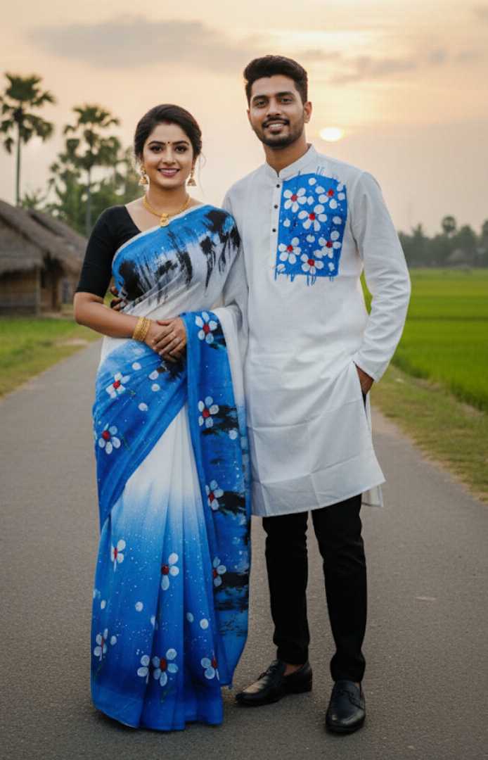 শাড়ি,পাঞ্জাবি,কাঁপল,সেট