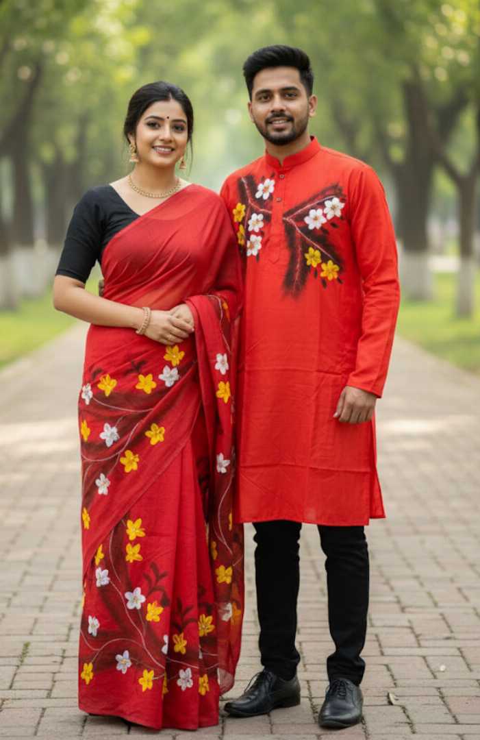 শাড়ি,পাঞ্জাবি,কাঁপল,সেট