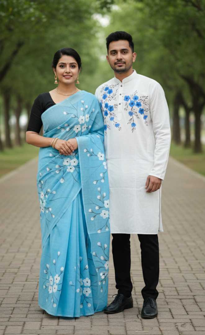 শাড়ি,পাঞ্জাবি,কাঁপল,সেট
