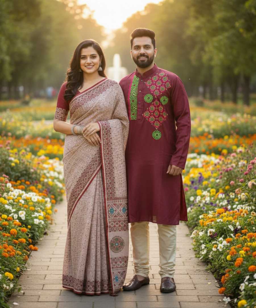 ১,টি,শাড়ী,১,টি,পাঞ্জাবি