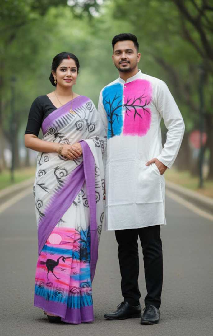 শাড়ি,পাঞ্জাবি,কাঁপল,সেট