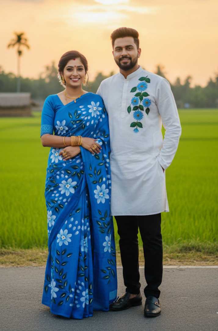 শাড়ি,পাঞ্জাবি,কাঁপল,সেট