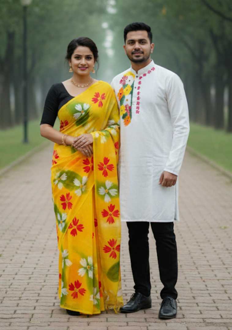 শাড়ি,পাঞ্জাবি,কাঁপল,সেট