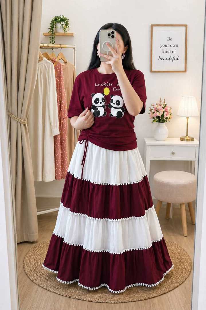 Tops,skirt